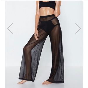 Sheer cover up pants